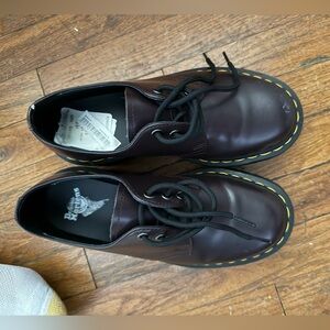 PLATFORM DOC MARTINS - deep purple. Worn once